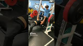 Benching gone wrong #funny #comedy #weightlifting #benchpress #gym