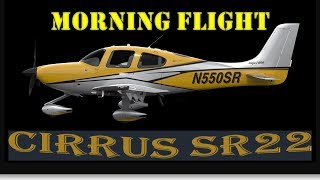 Morning flight | Cirrus SR22 | takeoff to landing