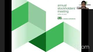 A. Soriano Corporation 2022 Annual Stockholders Meeting