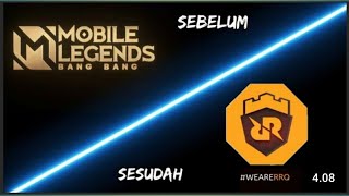 CARA MERUBAH BACKGROUND  INTRO MOBILE LEGENDS MENJADI TEMA RRQ | KEREN PARAH