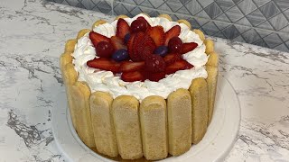 Charlotte aux Fraises🍓شارلوت بالفرولة