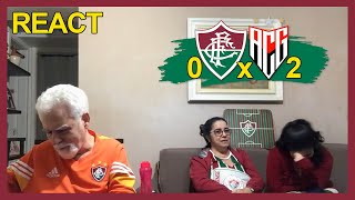 FAMÍLIA TRICOLOR REAGE A 0 FLUMINENSE X 2 ATLÉTICO GO - CAMPEONATO BRASILEIRO 2022