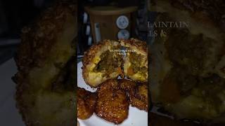 These yummy plantain stuffed balls #groceryhaul #plaintain #westindies #carribbean