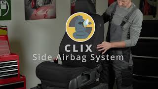 WALSER Car Seat Cover Features: Clix Airbag