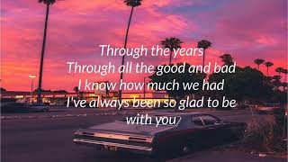 Through The Years - Kenny Rogers (Lyrics)