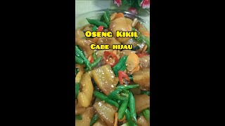 Menu simpel, enak dan super empuk"Oseng Kikil Cabe Hijau"@rinaruhiyani8285 #shorts #menusederhana#kikil