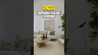 80% of Japandi color palette