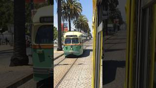 F Line #streetcar #shorts: riding the #Embarcadero #trolley in #SanFrancisco