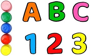 How to Write ABC and 123 | Learn Alphabet and Numbers | Educational Video for Kids