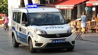 Türgi politsei / Turkish police van responding