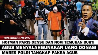 VIRAL - DETIK2 MABES POLRI RINGKUS PAKSA AGUS TERBUKTI NYALAHGUNAKAN DONASI, TEH NOVI DENSU BEREAKSI