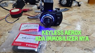 keyless yamaha aerox kirim ke surabaya . orderan via shopee