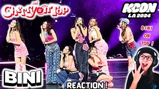 BINI “Cherry On Top” 2024 KCON in LA 240727 Day 2 Fancam Reaction ARMYMOO Reacts For The First Time