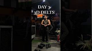 3D DELTS TIPS #motivation  #naturalbodybuilding #fitnessmotivation #minivlog #vegetarian #natty