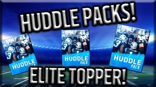 7x Huddle Pack Bundle! Elite Topper! Madden Mobile 17