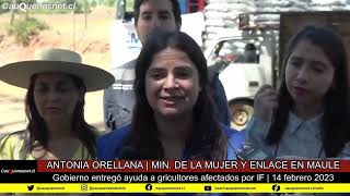 Gobierno entregó ayuda a agricultores de Cauquenes afectados por Incendios Forestales 14-02-23