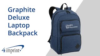 Graphite Deluxe Laptop Backpack by 4imprint