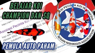 BELAJAR KOI CHAMPION DAN SQ DARI HANDPHONE| PEMULA WAJIB TAU | 2nd Banyuwangi Koi Show 2022