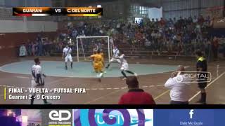 Liga Posadeña Futsal FIFA - Vuelta: Guaraní 2 - 9 Crucero