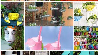 Very Unique and beautiful D I y ideas for Garden using recycled materials.