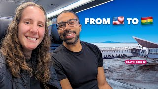 Goodbye USA. We're Flying to South America (First Impressions of Bolivia & Salt Hotel Tour)