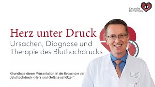 Herzwochen 2021: Vortrag "Herz unter Druck - Ursachen, Diagnose und Therapie des Bluthochdrucks"