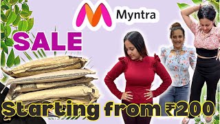 Myntra top haul starting @₹200 #myntra #myntrahaul #myntratop #meesho #myntrakurtaset