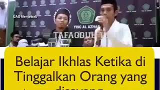 Belajar ikhlas ketika di tinggalkan orang yang disayang