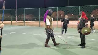 Rapier and Buckler match: Princess Pufos vs Sir Jesan!