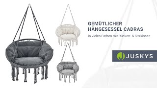 Hängesessel Cadras mit Rücken- & Sitzkissen JUSKYS