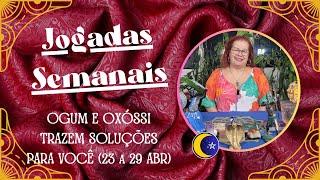 CARTAS DA SEMANA | OGUM E OXÓSSI TRAZEM SOLUÇÕES PARA VOCÊ (23 a 29 ABR)