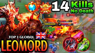 Leomord 1% HP Outplay One Shot Combo |Leomord Gameplay| |Top Global| |Best Build| By: Neᴍesis -MLBB