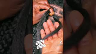 KNOTLESS BRAIDS TUTORIAL ON 4C HAIR / NO BLOWOUT