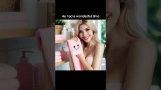 Fluffy towel's love story #funny #interesting #lovestory #beautiful #ai #aiart