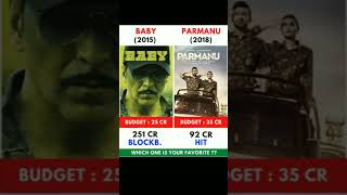 Baby vs Parmanu Movie Comparison #shorts #youtubeshorts #trendingshorts