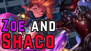 Zoe interactions with Shaco - Zoe Jungle First Thoughts - Zoe Combos & Montage