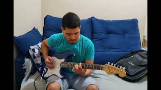 Jogando notas fora,mais narração do meu filho😅estudando pentatônica #guitarra #pentatônica #guitar