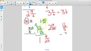 Fraction computation Review