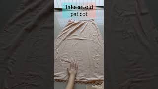 cancan skirt from old paticot lengha DIY Home hack creative idea  volume how to stitch easy to make