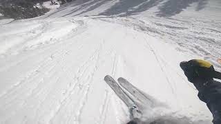 Skiing Powder in April