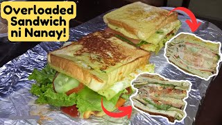 MERIENDA NA PERFECT DIN PANG-BUSINESS! Overloaded Sandwich ni Nanay | Food Hug: The Fam Vlog