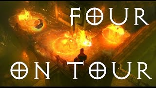 Diablo 3 Four Wand of Woh Wizards On Tour!!! [T6 Rifts]