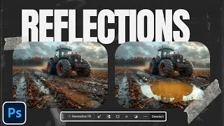 Create a realistic reflection with Generative Fill