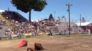 Art Hughes flying a Blade 300x at the Harford Fair