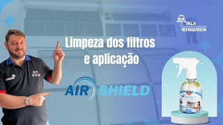 Como limpar os filtros do ar condicionado com Air Shield.