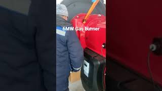 6 MW Weishaupt gas burner