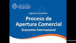 Proceso de Apertura Comercial