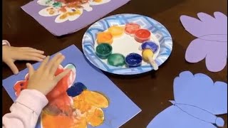 butterfly paper drawing for kids ｜butterfly paper craft for kids