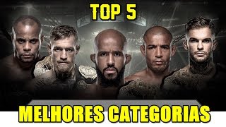 Top 5: As melhores categorias de peso do UFC