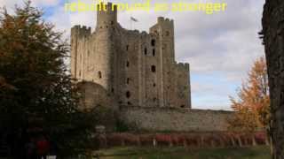 The Siege of Rochester Castle UK..